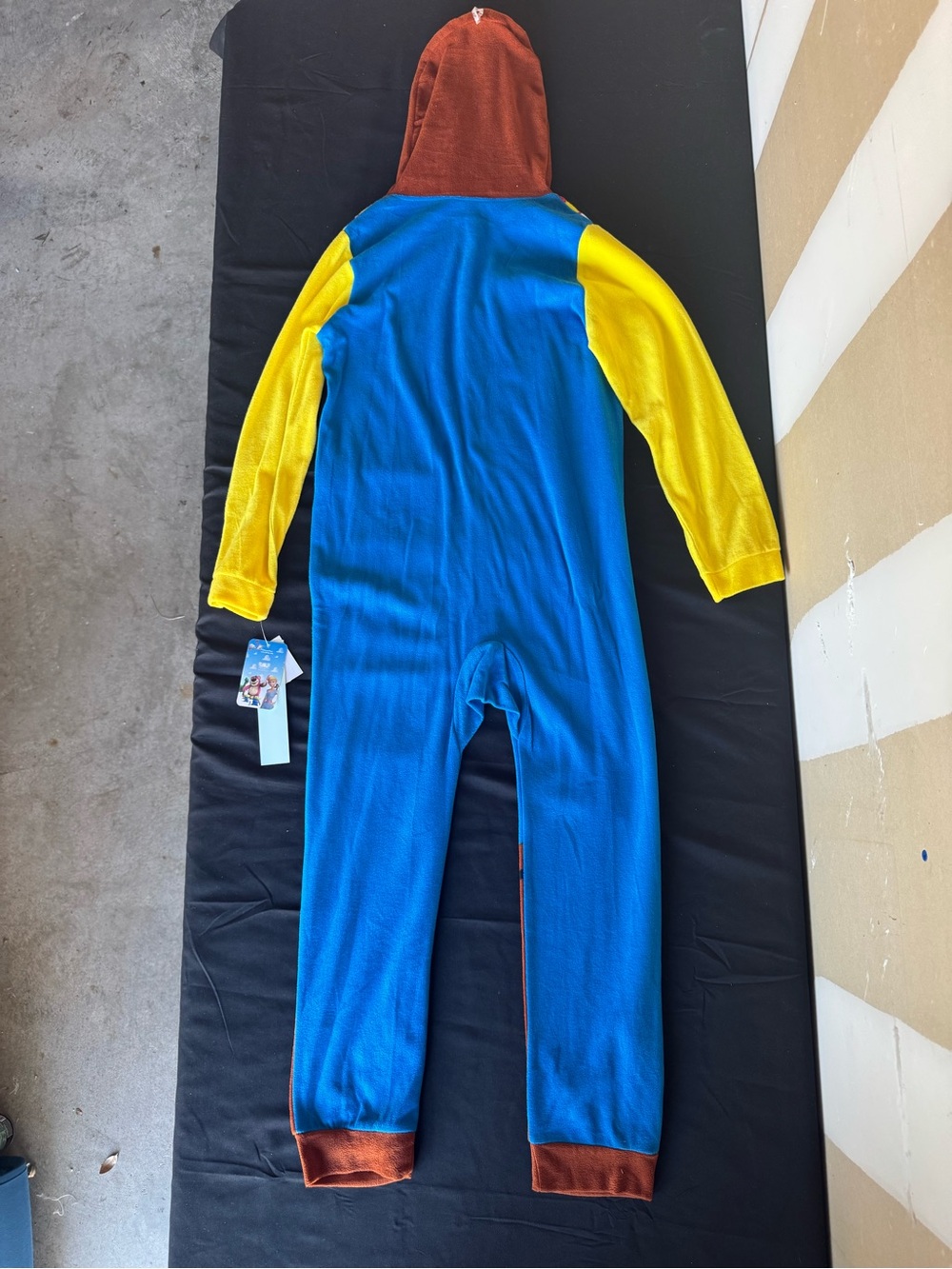 NWT Disney Toy Story Sheriff Woody Hooded One-Piece Pajama Kids L (12/14) - Picture 2 of 3